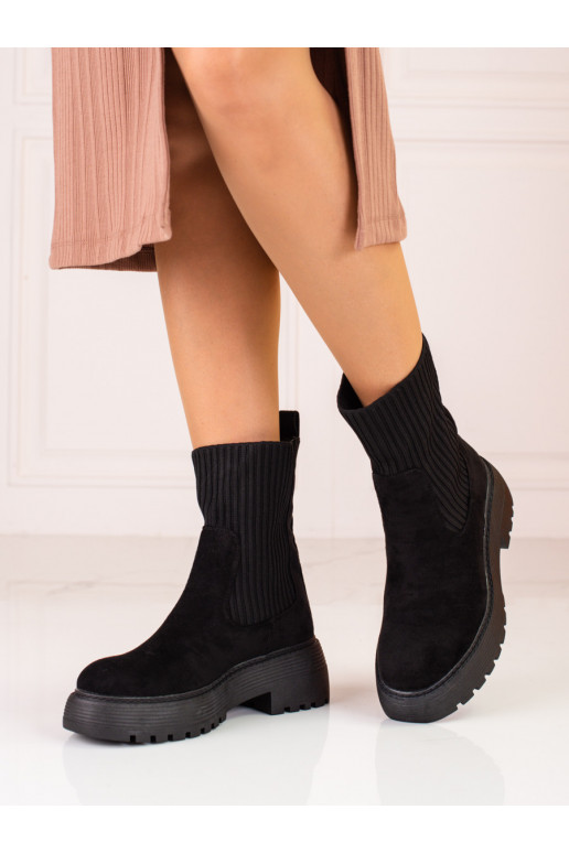 Sieviešu zābaki  Shelovet Melnas krāsas Sieviešu zābaki  Shelovet Melnas krāsas