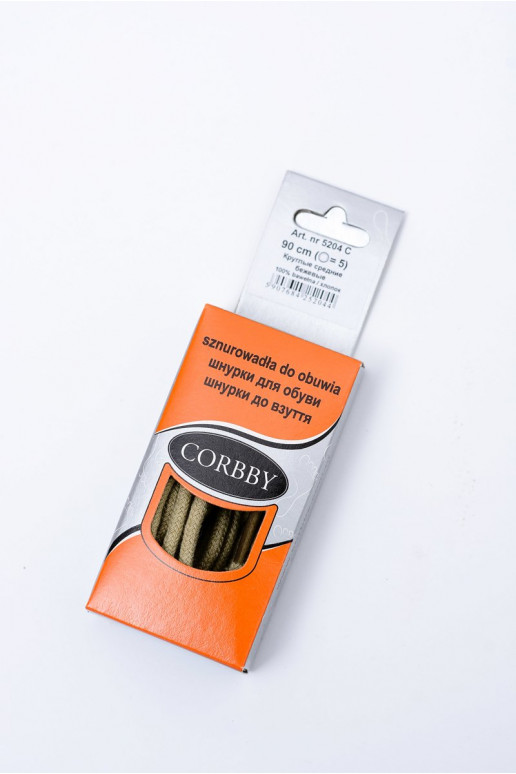 Corbby smilšu krāsas Apaļas mežģīnes Corbby smilšu krāsas Apaļas mežģīnes