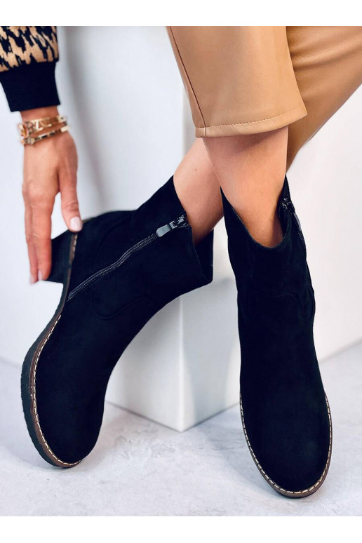 Kurpes ar gumijas papēdi LINZI BLACK Kurpes ar gumijas papēdi LINZI BLACK