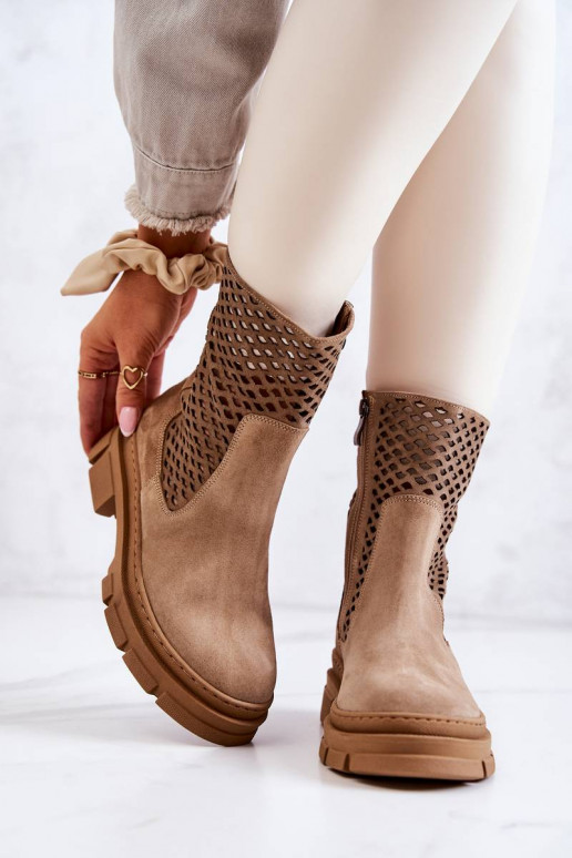 masīvi zābaki Nicole brūnas krāsas