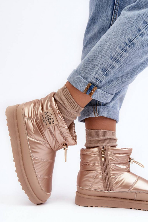 Sniega apavi Lee Cooper  smilšu krāsas Sniega apavi Lee Cooper  smilšu krāsas