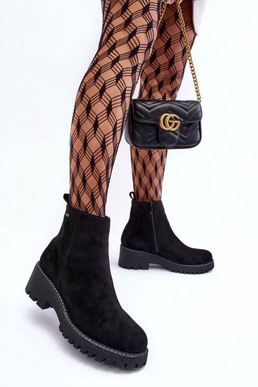 Sieviešu puszābaki zamšādas ar... Sieviešu puszābaki zamšādas ar...