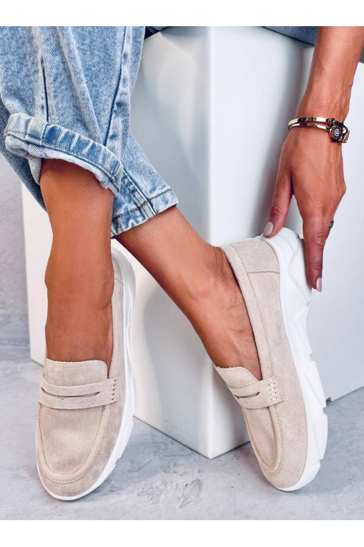 Mokasīni mīksta zole HICKS BEIGE