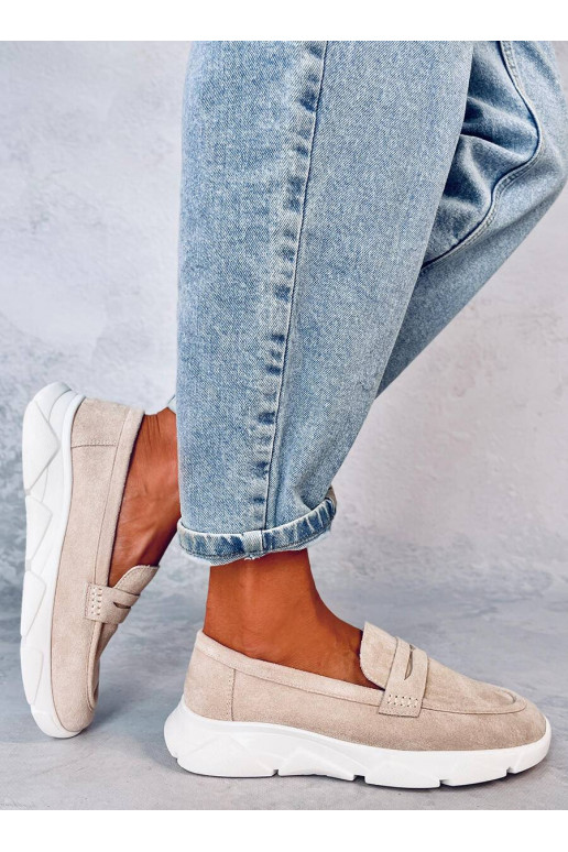 Mokasīni mīksta zole HICKS BEIGE