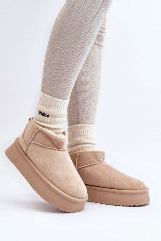 Sniega apavi  smilšu krāsas Caliksa Sniega apavi  smilšu krāsas Caliksa