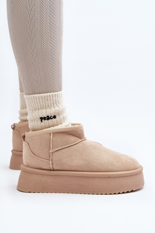 Sniega apavi  smilšu krāsas Caliksa Sniega apavi  smilšu krāsas Caliksa