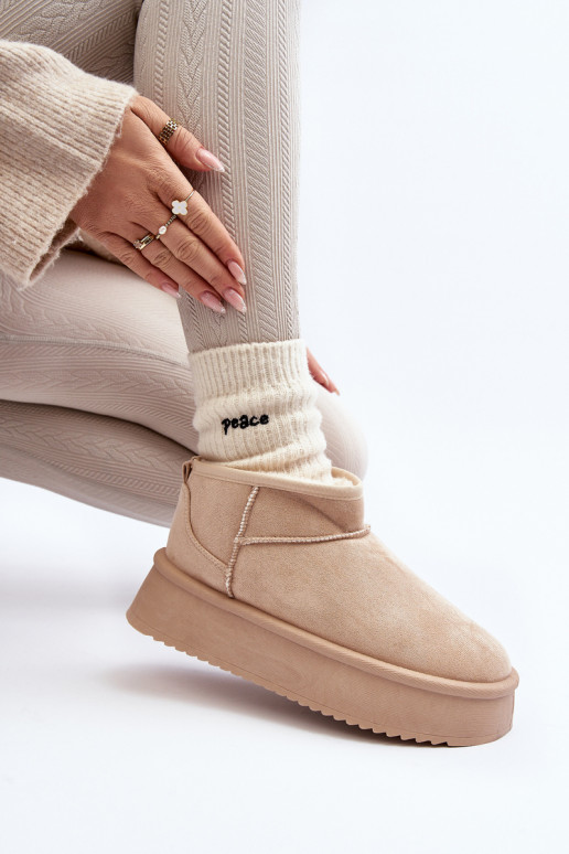 Sniega apavi  smilšu krāsas Caliksa Sniega apavi  smilšu krāsas Caliksa