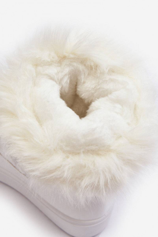 Sniega apavi šņorējami baltas krāsas...