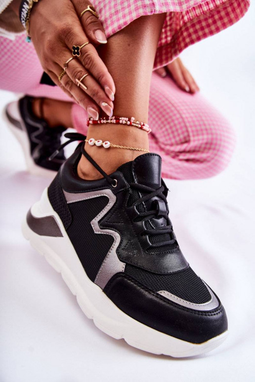 Stilīgas Sneakers modeļa apavi melnas... Stilīgas Sneakers modeļa apavi melnas...