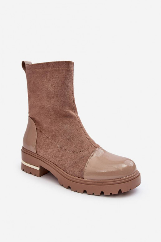 Klasiska modeļa Sieviešu puszābaki ar... Klasiska modeļa Sieviešu puszābaki ar...