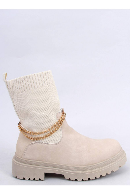 Zābaki ar elastīgu augšdaļu JESSE BEIGE