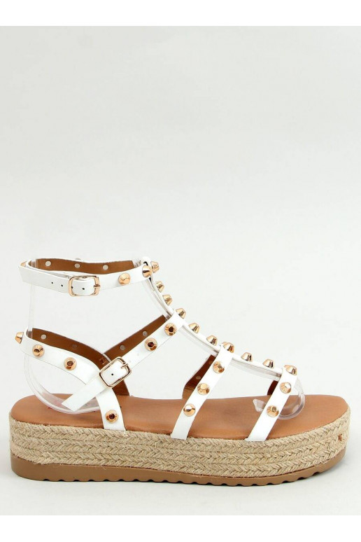 Sandales espadrilas ar kniedēm ALIZE WHITE