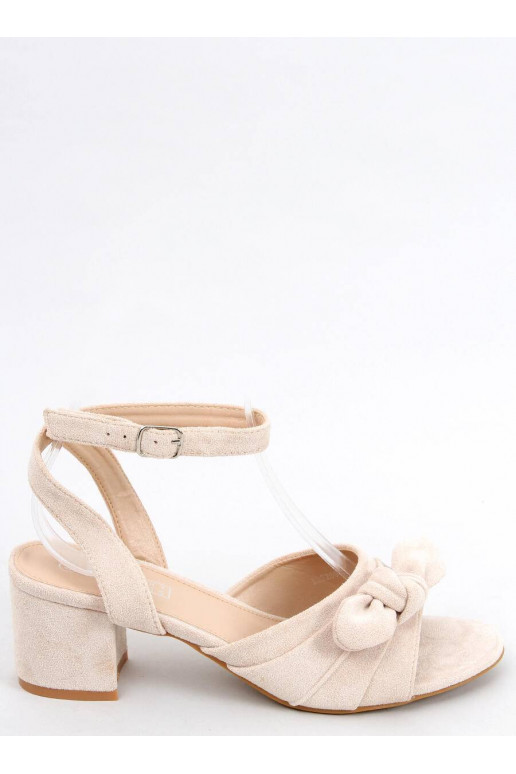 Stilīgas augstpapēžu sandales GISELLE BEIGE