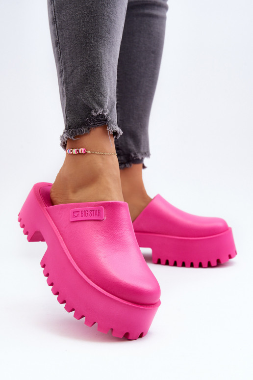 Čības  Big Star rozā krāsas Čības  Big Star rozā krāsas