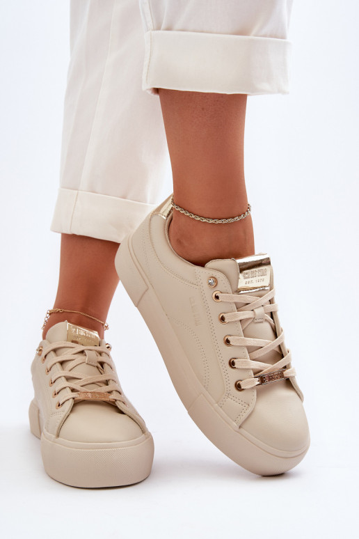 Sneakers modeļa apavi Big Star smilšu krāsas