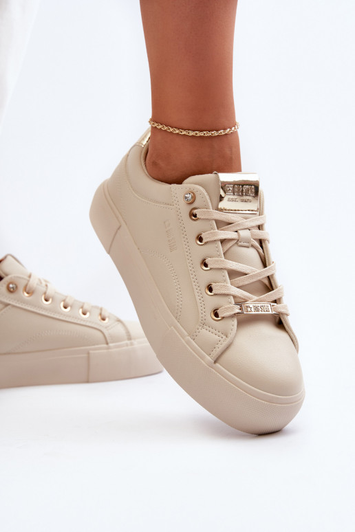 Sneakers modeļa apavi Big Star smilšu krāsas
