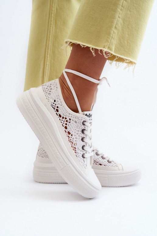 Ar mežģīnēm sieviešu puszābaki Lee...