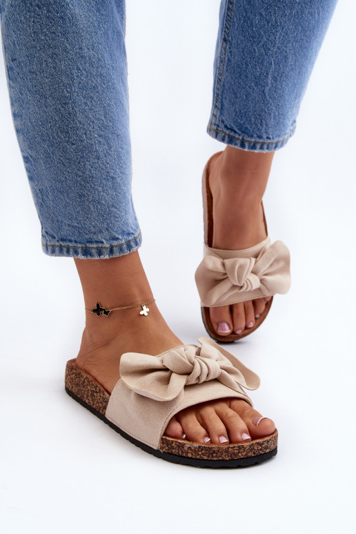 Sieviešu flip-Flops ar banti bēšs...