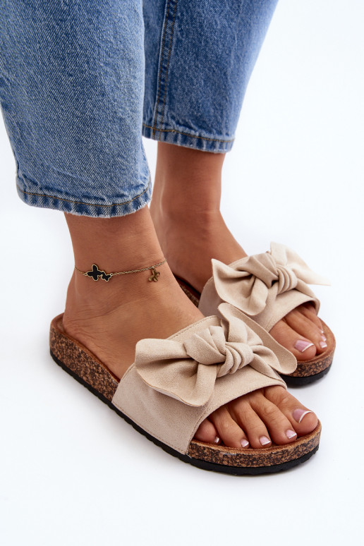 Sieviešu flip-Flops ar banti bēšs...