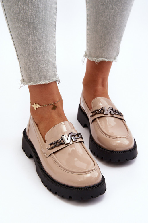 Mokasīni Laque  ar platiem papēžiem...