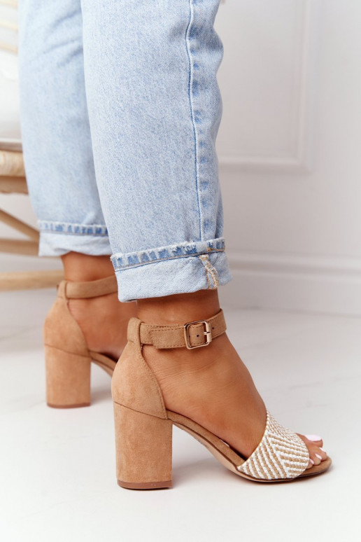 Sandales  ar papēdi Brūnas krāsas... Sandales  ar papēdi Brūnas krāsas...