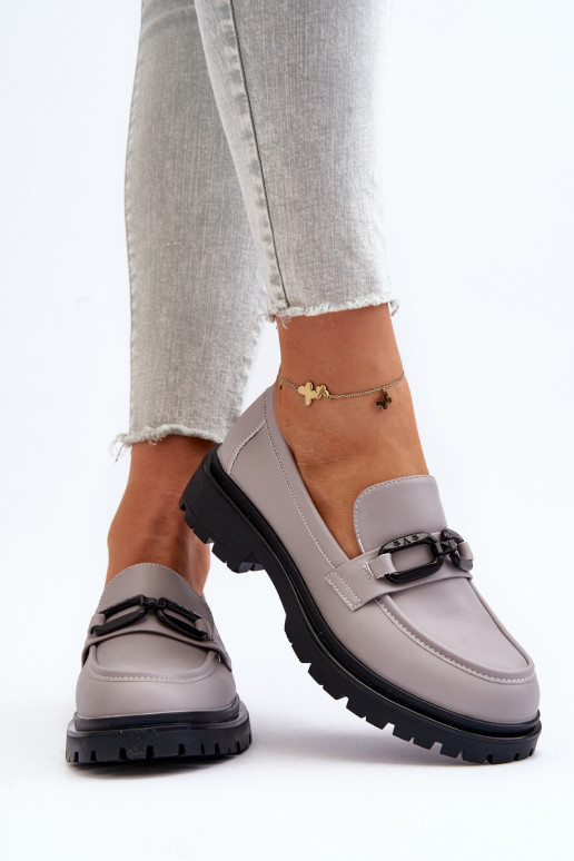 Mokasīni  Pelēkas krāsas Imbleria