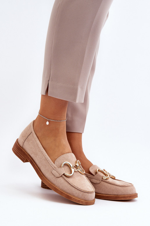 Eleganti zamšādas lauferi ar... Eleganti zamšādas lauferi ar...