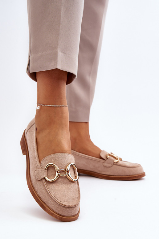 Eleganti zamšādas lauferi ar... Eleganti zamšādas lauferi ar...