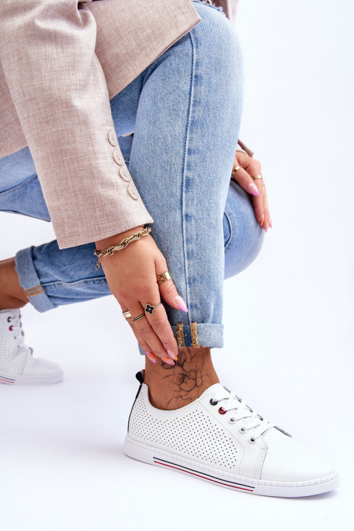 Brīvā laika apavi baltas krāsas S.Barski