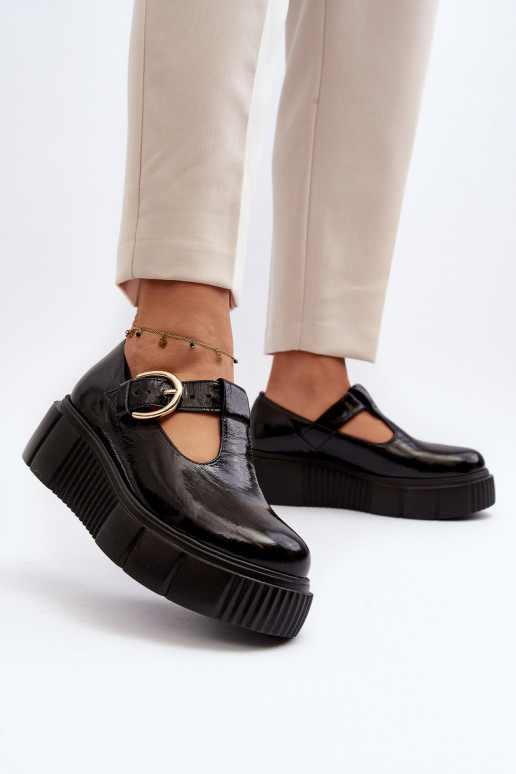 Zazoo Stilīgasrnas Laque apavi ar... Zazoo Stilīgasrnas Laque apavi ar...