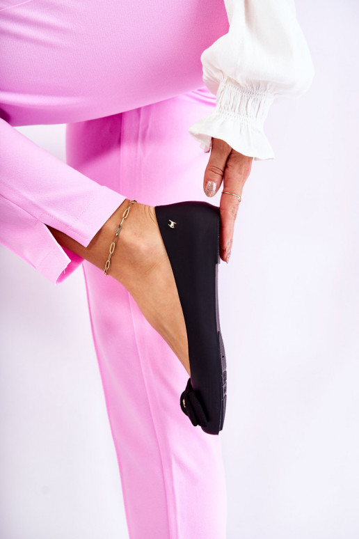 Gumijas Balerīnas ar bantītēm melnas... Gumijas Balerīnas ar bantītēm melnas...