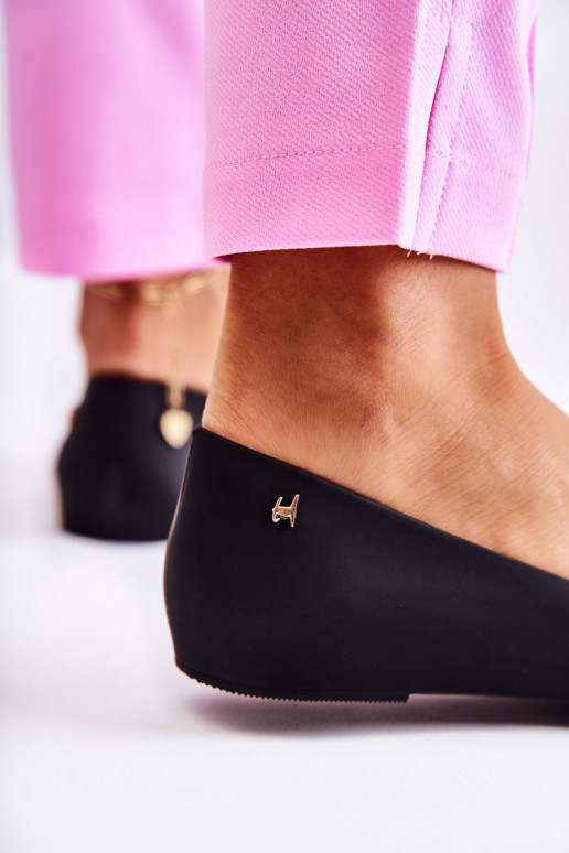 Gumijas Balerīnas ar bantītēm melnas... Gumijas Balerīnas ar bantītēm melnas...