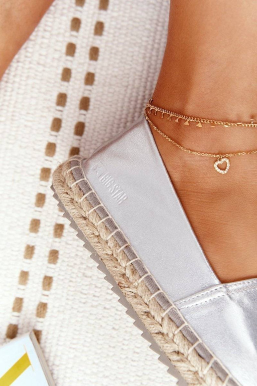 Espadrilles  Big Star  Sudraba krāsas