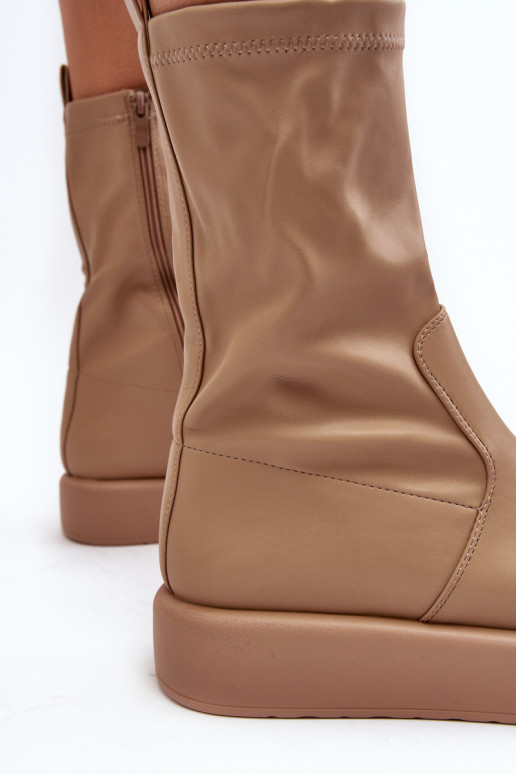 Zābaki ar platformu bēšā krāsā Algedi Zābaki ar platformu bēšā krāsā Algedi