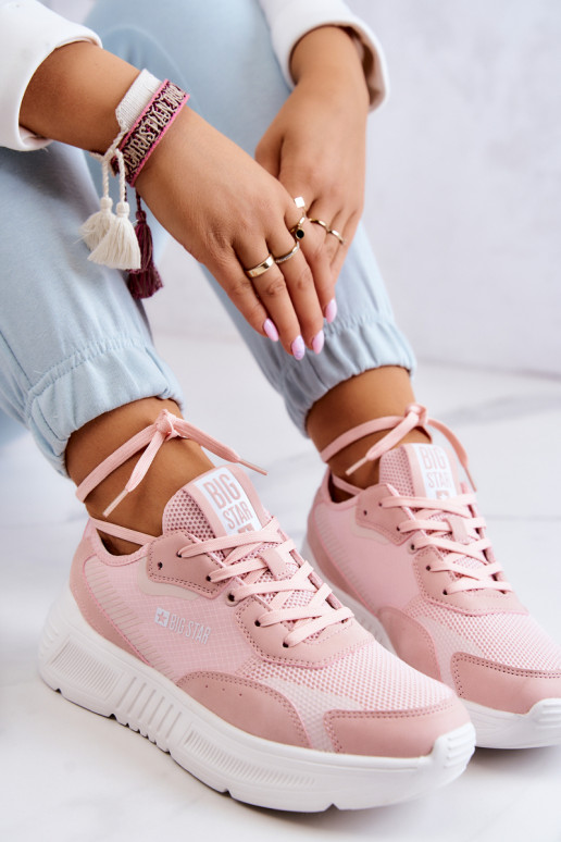 Sneakers modeļa apavi Big Star Rozā...