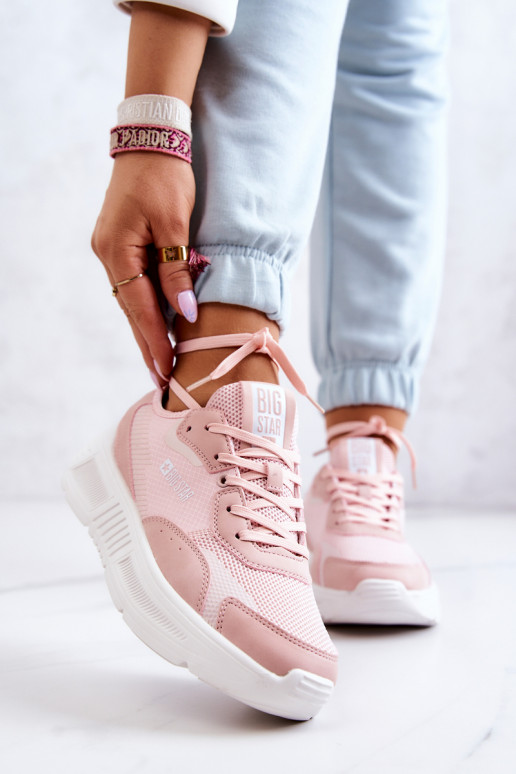 Sneakers modeļa apavi Big Star Rozā...