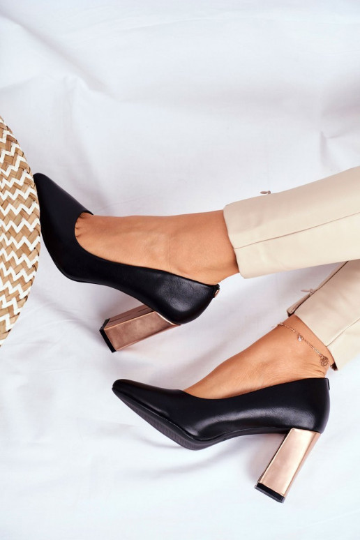 Kurpes uz plata papēža KERRIGAN BLACK