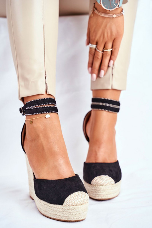 Sandales espadrilas  DEBEVE BLACK