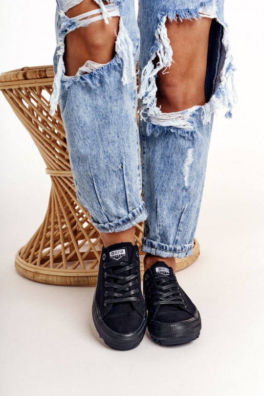 Sieviešu apavi  BIG STAR melnas krāsas Sieviešu apavi  BIG STAR melnas krāsas