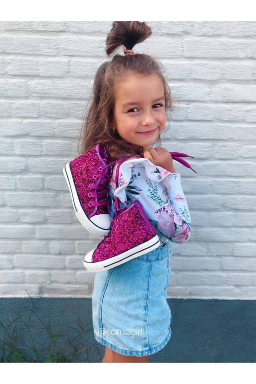 Ikdienas apavi bērniem ar glitter Ally