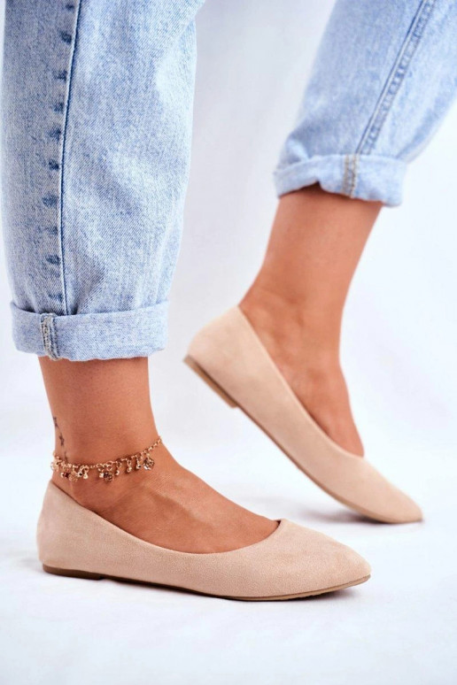 Eleganti zamšādas lauferi smilšu krāsas Eleganti zamšādas lauferi smilšu krāsas