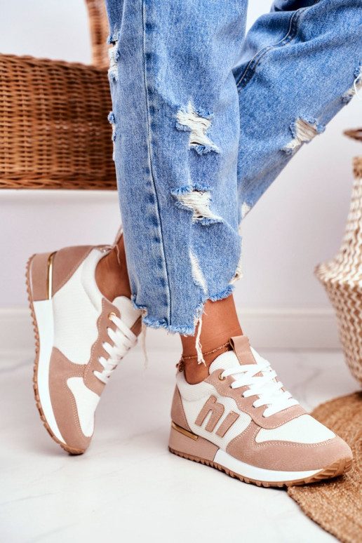 Sporta stila apavi  MADELINE BEIGE