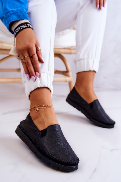 Slip-on modeļa puszābaki  melnas krāsas Slip-on modeļa puszābaki  melnas krāsas