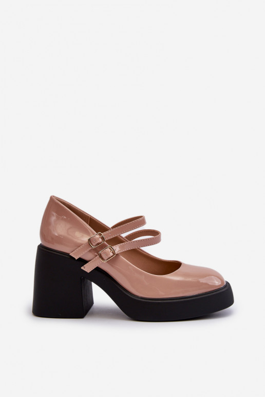 Kurpes plats papēdis Laque smilšu...