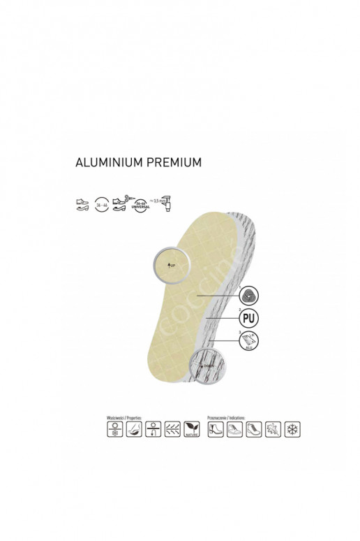 Coccine Aluminium Premium silti  Leliktņi Coccine Aluminium Premium silti  Leliktņi