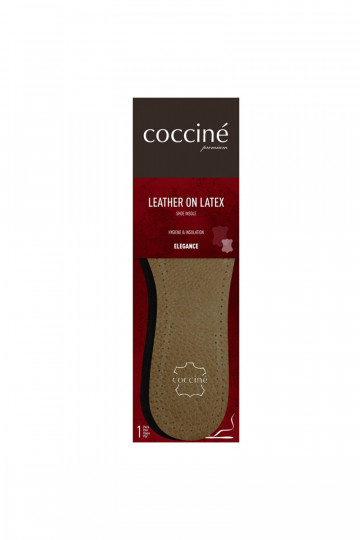 Coccine Leather On Latex Foam Leliktņi