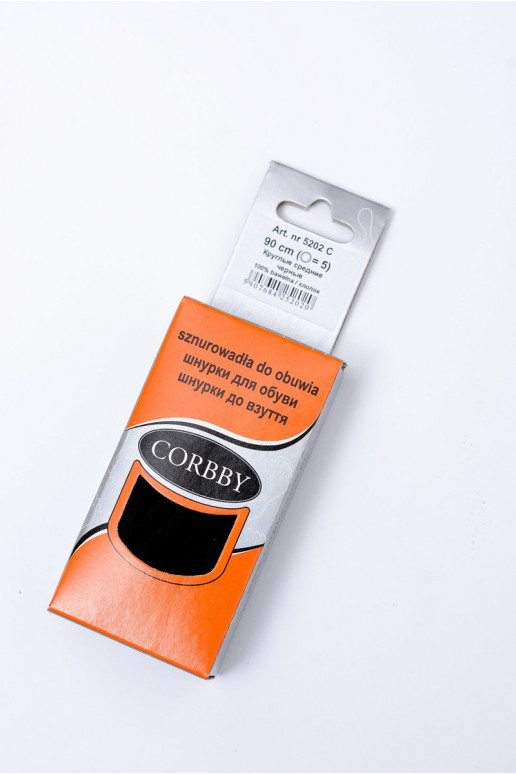 Corbby melnas krāsas Apaļas mežģīnes Corbby melnas krāsas Apaļas mežģīnes