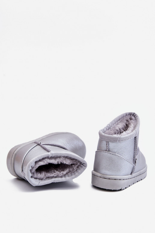 Ziemas sniega apavi Sudraba krāsas Scooby