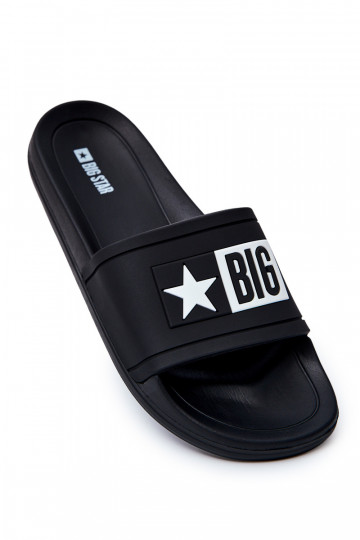 Čības  Big Star Gumijas melnas krāsas DD174699