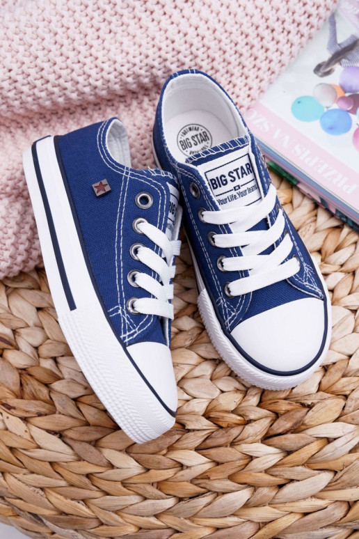 brīvā laika apavi Bērnu apavi Big Star FF374202 tumši zilas krāsas brīvā laika apavi Bērnu apavi Big Star FF374202 tumši zilas krāsas